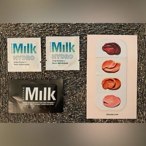 4️⃣ FOR 💲1️⃣5️⃣ MILK MAKEUP Primers • GLOSSIER Cloud Paint Seamless Cheek Color